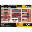 American flags WWII 1/35