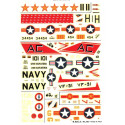 Vietnam War Different models of aircrafts 1/72