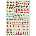 Different Nations : double envelope national insigna