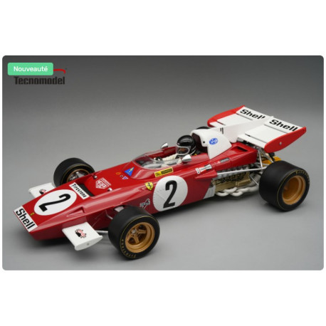 Ferrari 312B2 F1 n°2 Jacky Ickx Grand Prix de Monaco 1971 avec figurine