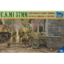 U.S. M1 57mm Anti-tank gun on M1A3 Carriage (early version) 1/35