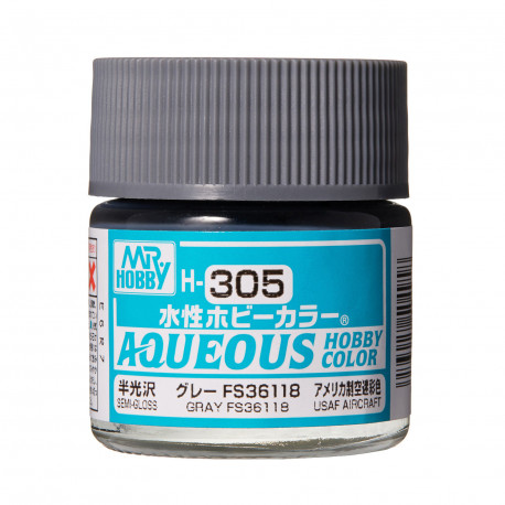 Hobby Aqueous Color Olive Gris satiné / Semi gloss gray FS 36118