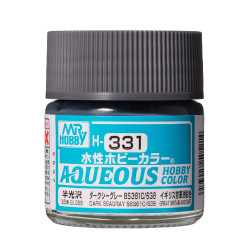 Hobby Aqueous Gris foncé de mer satiné / Semi gloss Dark seagray BS381C/638