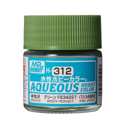 Hobby Aqueous Vert satiné / Semi gloss Green FS 34227