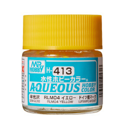 Aqueous Color Jaune satiné / Semi gloss yellow RLM04Catalogue Produits