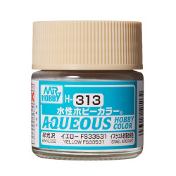 Hobby Aqueous Jaune satiné / Semi gloss Yellow FS 33531