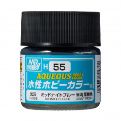 Hobby Aqueous Color Bleu de minuit brillant / Midnight blue gloss