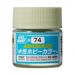 Hobby Aqueous Color Vert oeuf de canard satiné / Sky duck egg green semi gloss