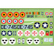 DH.82A Tiger Moth of the World Air Forces, Décals Belges 1/32