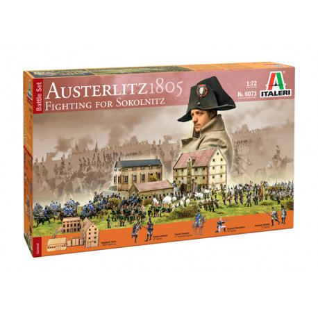Battle Set Austerlitz 1805 Fighting for Sokolnitz, Napoleonic Wars 1/72