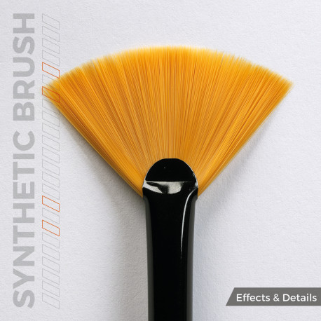 Pinceau Synthétique Fan Shape Synthetic Brush