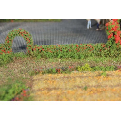 2 haies de rosiers flexibles H0/TT/N / 2 flexible rose hedges
