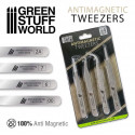 4 antimagnetic tweezers