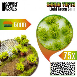 Touffes de Buissons 6mm Auto-Adhésif - Vert clair / Shrub Tufts 6mm self-adhesive - Light green Touffes de Buissons 6mm Auto-Adhésif - Vert clair / Shrub Tufts 6mm self-adhesive - Light green