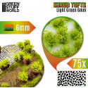 Touffes de Buissons 6mm Auto-Adhésif - Vert clair / Shrubs Tufts 6mm self-adhesive - Light green