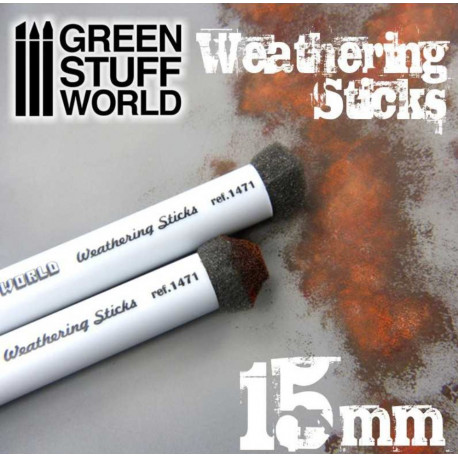 2 Weathering Sticks 15mm 2 Weathering Sticks 15mm