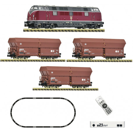 z21 start digital set: Diesel locomotive class 221 with goods train, DB