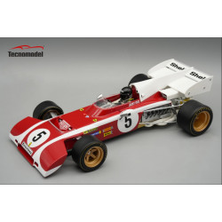 Ferrari 312B2 F1 n° 5 Jacky Ickx Grand Prix South Africa 1972 avec figurine 1/18