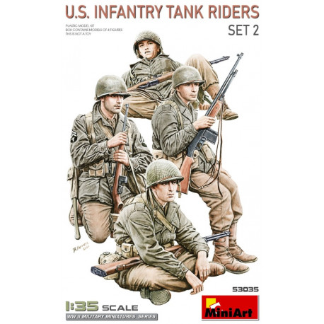 US Infantry Tank Riders set 2 1/35