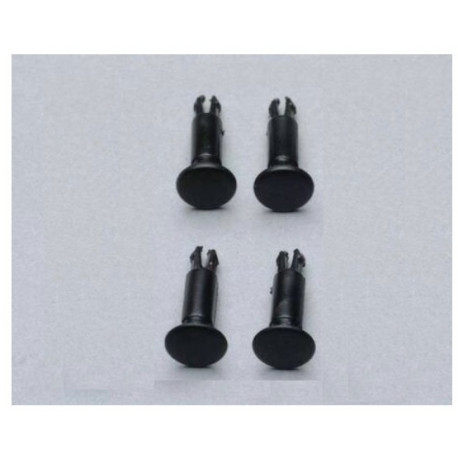 4 Buttoirs ronds / Buffer, Round, 4 pcs