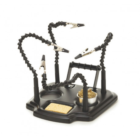 Helping Hand with 4 arms and soldering stand