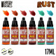 Set Pigments Liquides Rouille / Liquid Pigments Set Rust