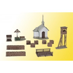 Chapelle avec accessoires / Chapel with accessories in Hirschbichl HO