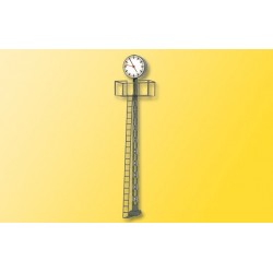 Horloge de quai / Lit platform clock on lattice mast H0