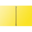 Lampadaire sur mat en bois / Wood post lamp H148mm H0