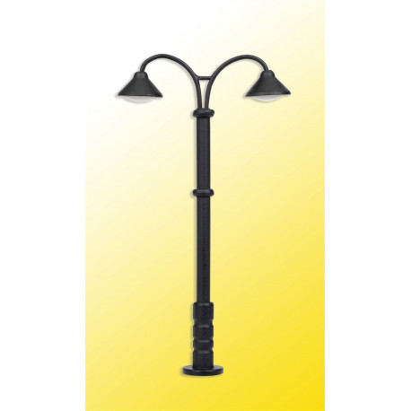 Double lampadaire de quai / Double platform lamp H41mm N