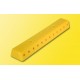 2 Borniers répartiteurs jaunes, avec vis / Rail yellow, with screws