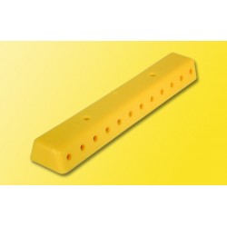 2 Borniers répartiteurs jaunes, avec vis / Rail yellow, with screws