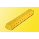 2 Borniers répartiteurs jaunes, avec vis / Rail yellow, with screws