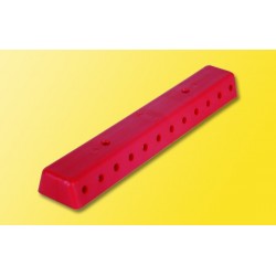 2 Borniers répartiteurs rouges, avec vis / Rail red, with screws