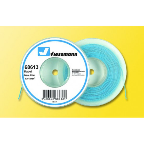 Câble bleu / Blue wire 0,14 mm², 25m