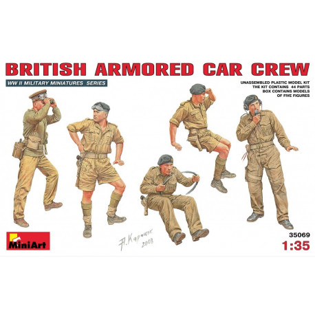 British Armoured Car Crew 1/35