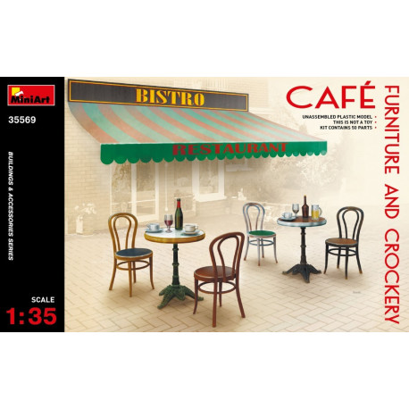 Café furniture & crockery 1/35