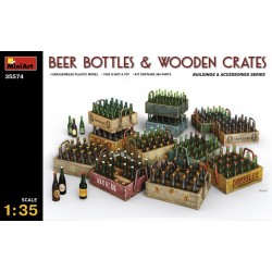 Beer bottles & wooden crates 1/35