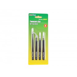 Set de 4 Brucelles / 4 Tweezers set