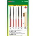 Assortiment 5 limes et une brosse / Assorted needle files set