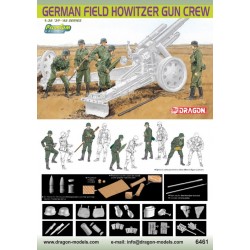 German Field Howitzer Gun Crew WWII 1/35