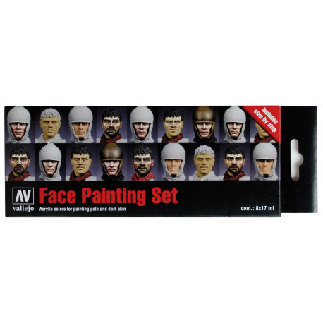 Model Color Faces Painting Set Effects (8*17 ml)