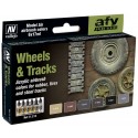 Model Air Roues & Chenilles / Wheels & Tracks (6*17ml)