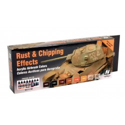 Model Air Effets de rouille et d'usure / Rust & Chipping Effects (8*17ml)