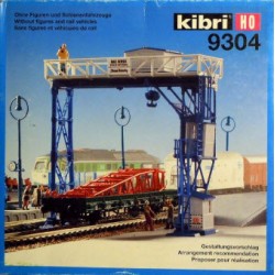 Grue de chargement avec wagon plat / Gantry crane w/ flat car H0