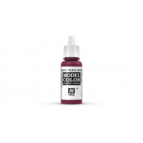 Model Color Rouge Violet / Violet Red Mat, 17 ml