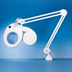 LED Lampe Loupe sur pied - Long Reach Magnifier Lamp LED