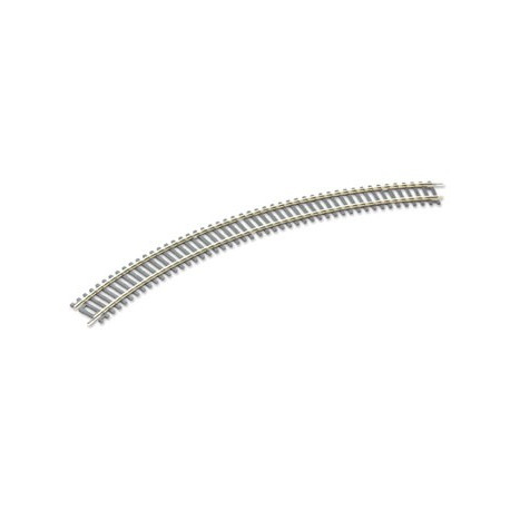 Rail courbe / Radius double curve, R2 438mm, 45°, Code 100 H0