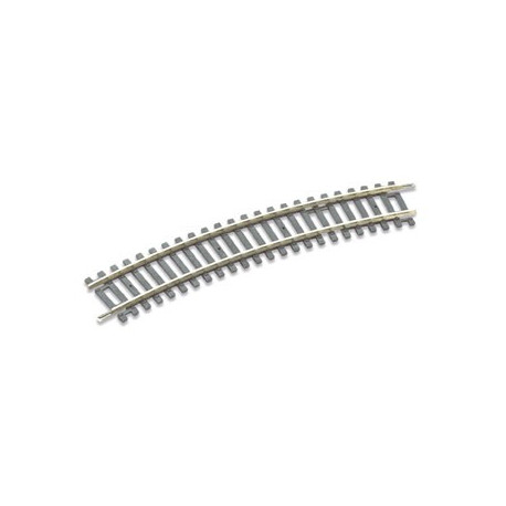 Rail courbe / Radius standard curve, R2 438mm, 22,5°, Code 100 H0