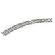 Rail courbe / Radius double curve, R1 371mm, 45°, Code 100 H0